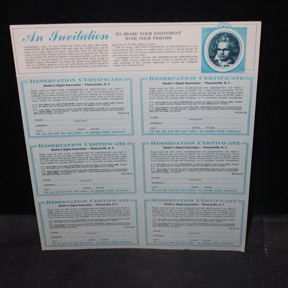 Antique Reader's Digest - Nine Symphonies of Beethoven - Picture 10 of 16